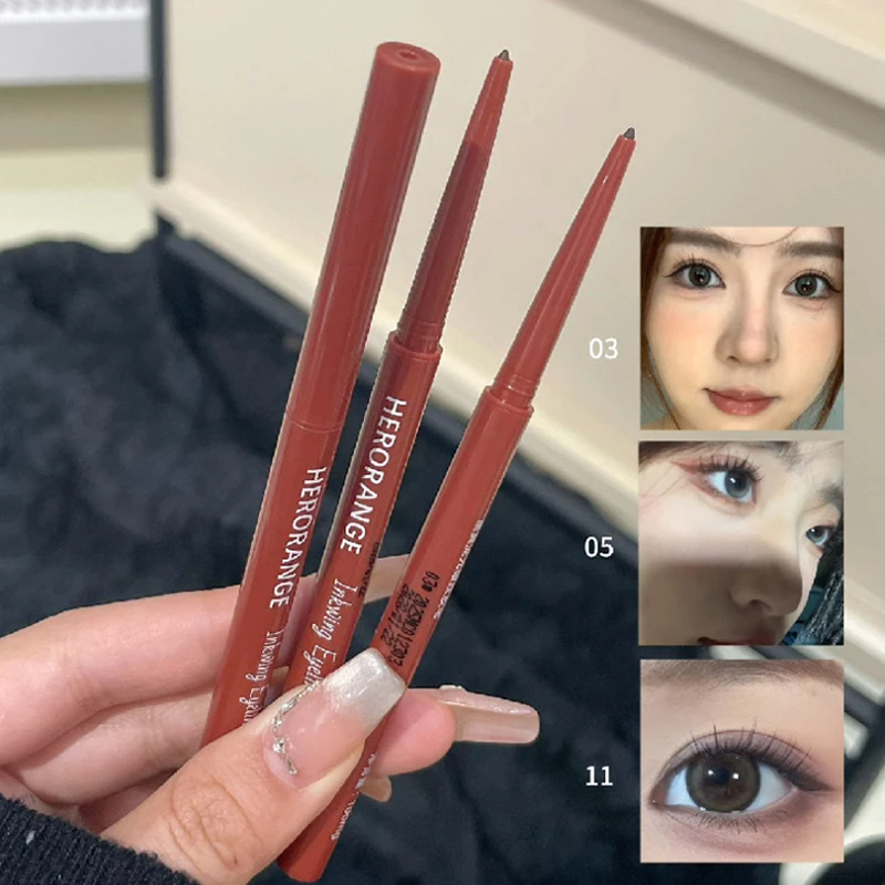 10가지 색상 아이라이너 펜슬 방수 오래 지속되는 블랙 쉽게 바르는 아이섀도우 컨투어 스틱 눈꺼풀 메이크업