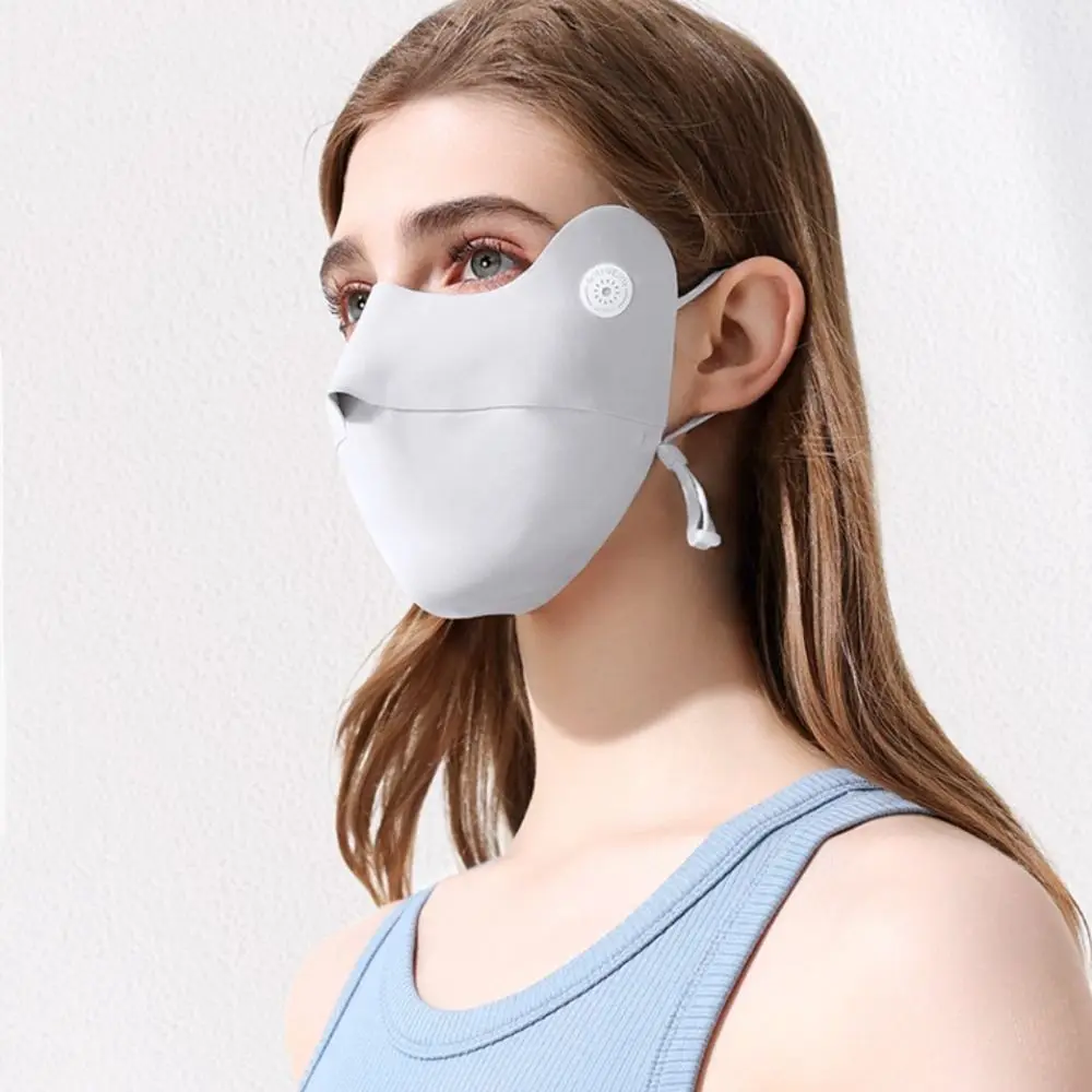 Unisex Sun Protection Anti-UV Ice Silk Face Scarf Face Mask Sport Mask