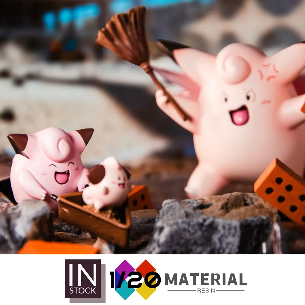 [In Stock]1/20 Resin Scale World [Hj] - Clefairy & Clefable & Cleffa [Split RE-…