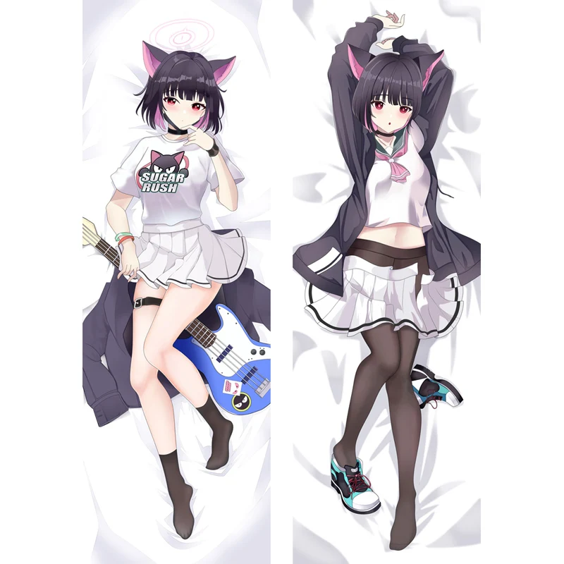 

Japanese Anime Dakimakura Body Case, Blue Archive, Kyoyama Kazusa, Custom Hugging Pillowcase