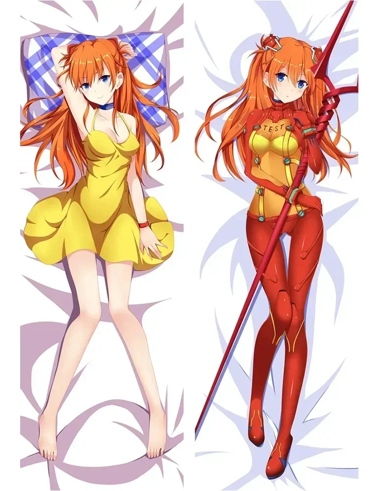 

Anime Asuka Langley Soryu Cosplay Sexy Dakimakura Pillow Case Hugging Body Prop