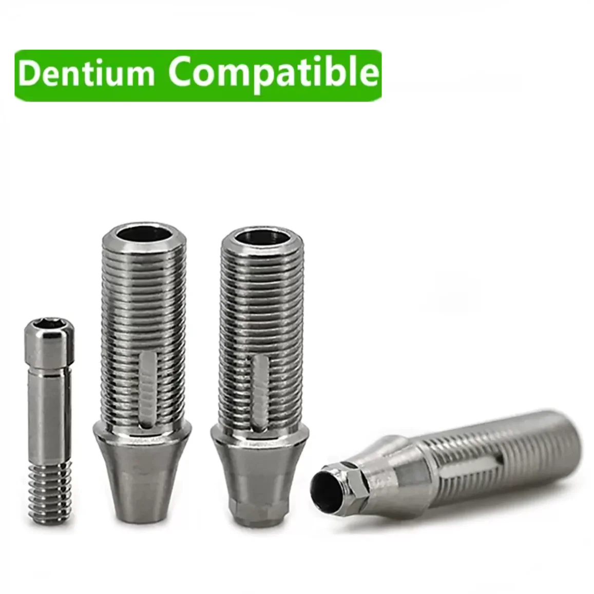 For Dentium System Temporary Abutment Hex and Non-hex Ti-base with a Screw for Dental Oral Surgical Screw