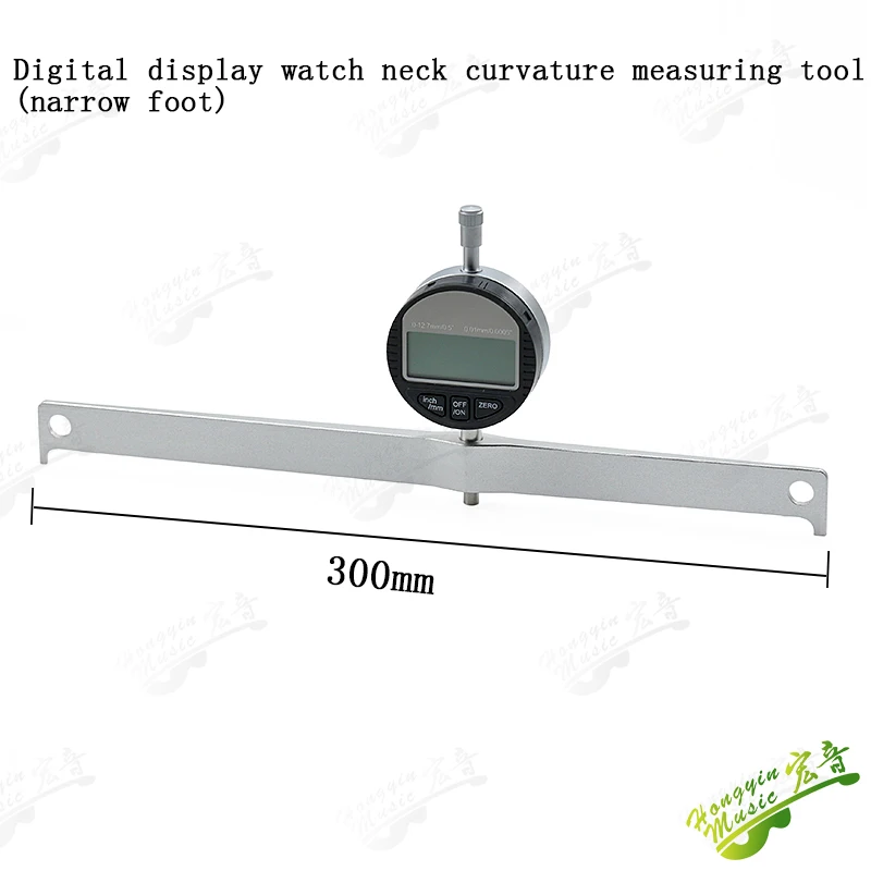

Guitar neck curvature measurement dial indicator bakelite guitar fingerboard RULER