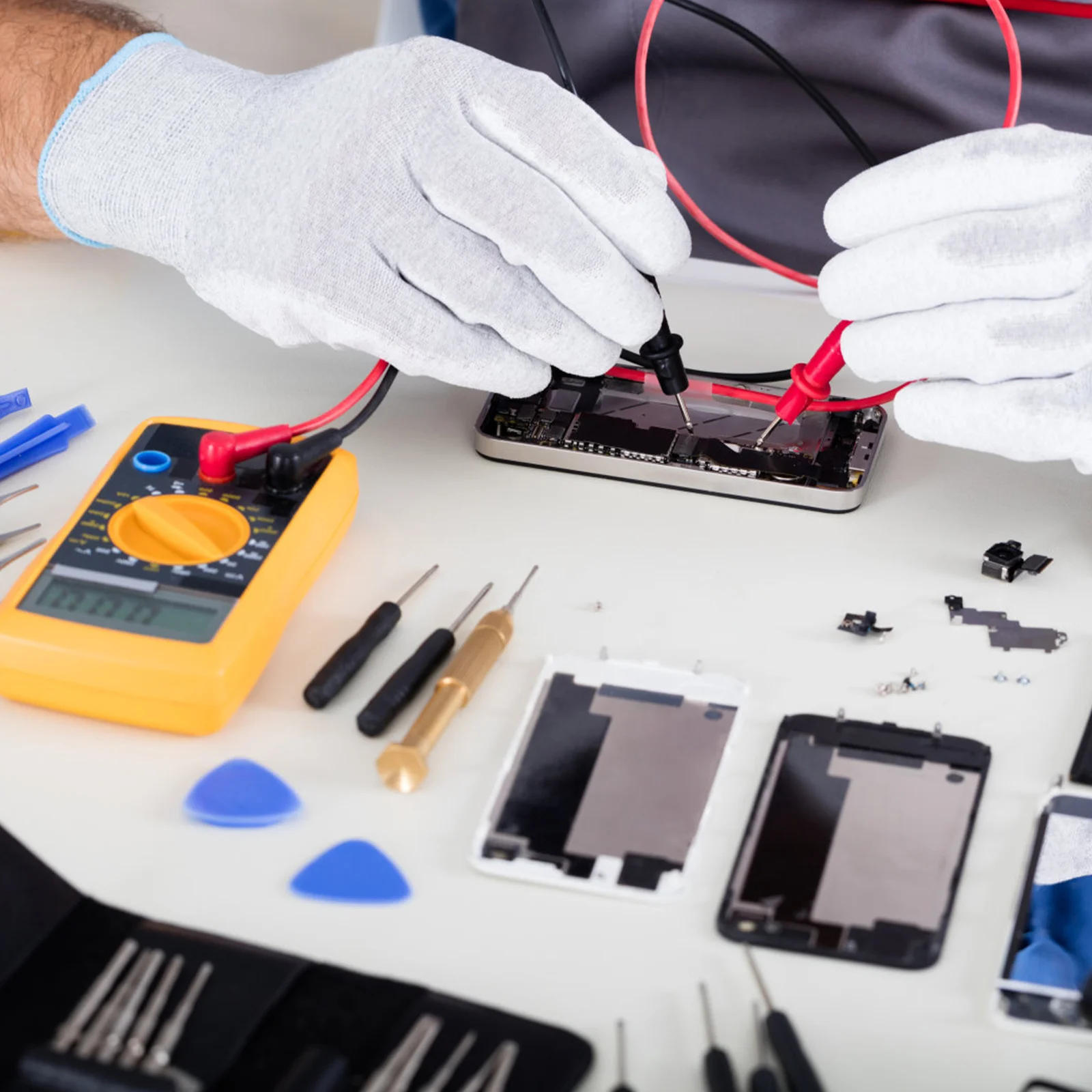 

1Set Electronics Repair Tool Kit Premium Chrome Vanadium Steel Screwdrivers Suction Cups Pry Tools for Phone Laptop Pc Screen