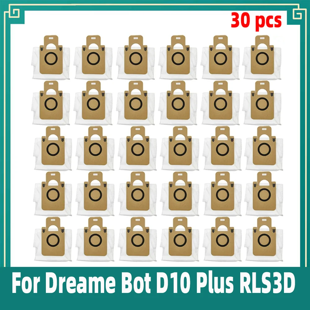 

For Dreame Bot D10 Plus RLS3D Robot Vacuum Cleaner Dust Bag Accessories Spare Parts Replacement Attachment Kit