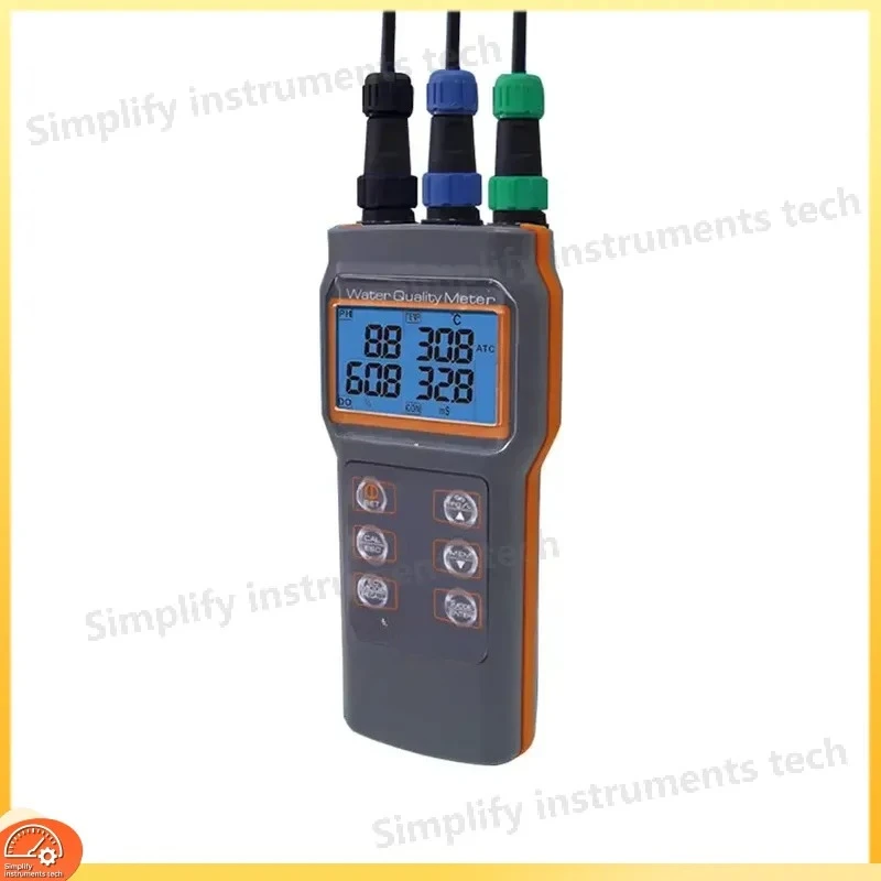 Digital Water Quality Meter AZ86031 Dissolved Oxygen Tester PH Conductivity Salinity Temperature Monitor Analyzer for