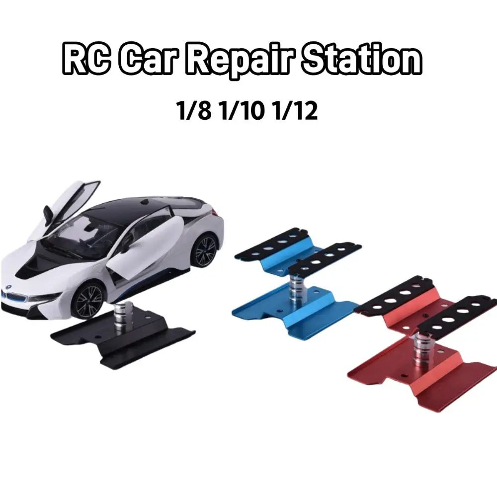 Aluminum Alloy Repair Station 1/8 1/10 1/12 Durable Work Stand RC Car Accessories 360 Degree Rotation for TRX-4 Axial SCX10 II