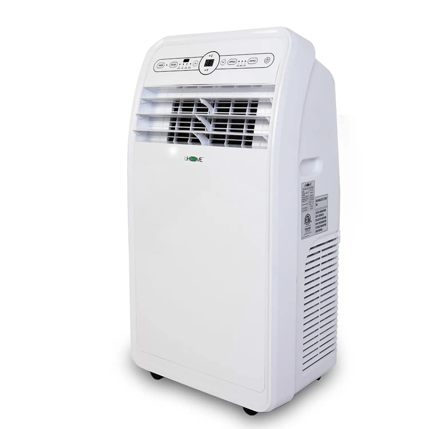 

12,000 BTU, 2024 New Portable Air Conditioner with Heat, 4-in-1 function Dehumidifier & Fan, Cools & Heats Space up to, Custom