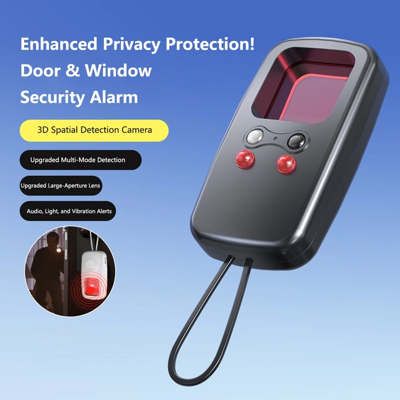 

Infrared Camera Detector Anti Peeping Lens Finder LED Spy Gear For Security Protection Hidden Camera Detection Household