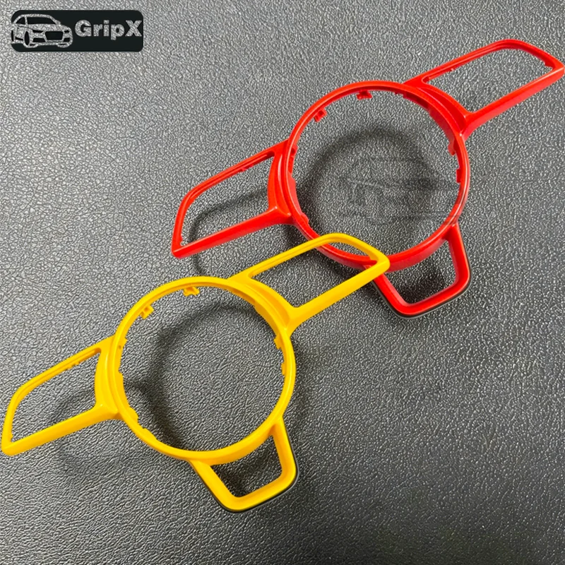 Suitable for flat bottomed steering wheel modification frame, customized color, for Audi 2017-2021A3 8V A4 B9 S4 S5 RS3 RS4