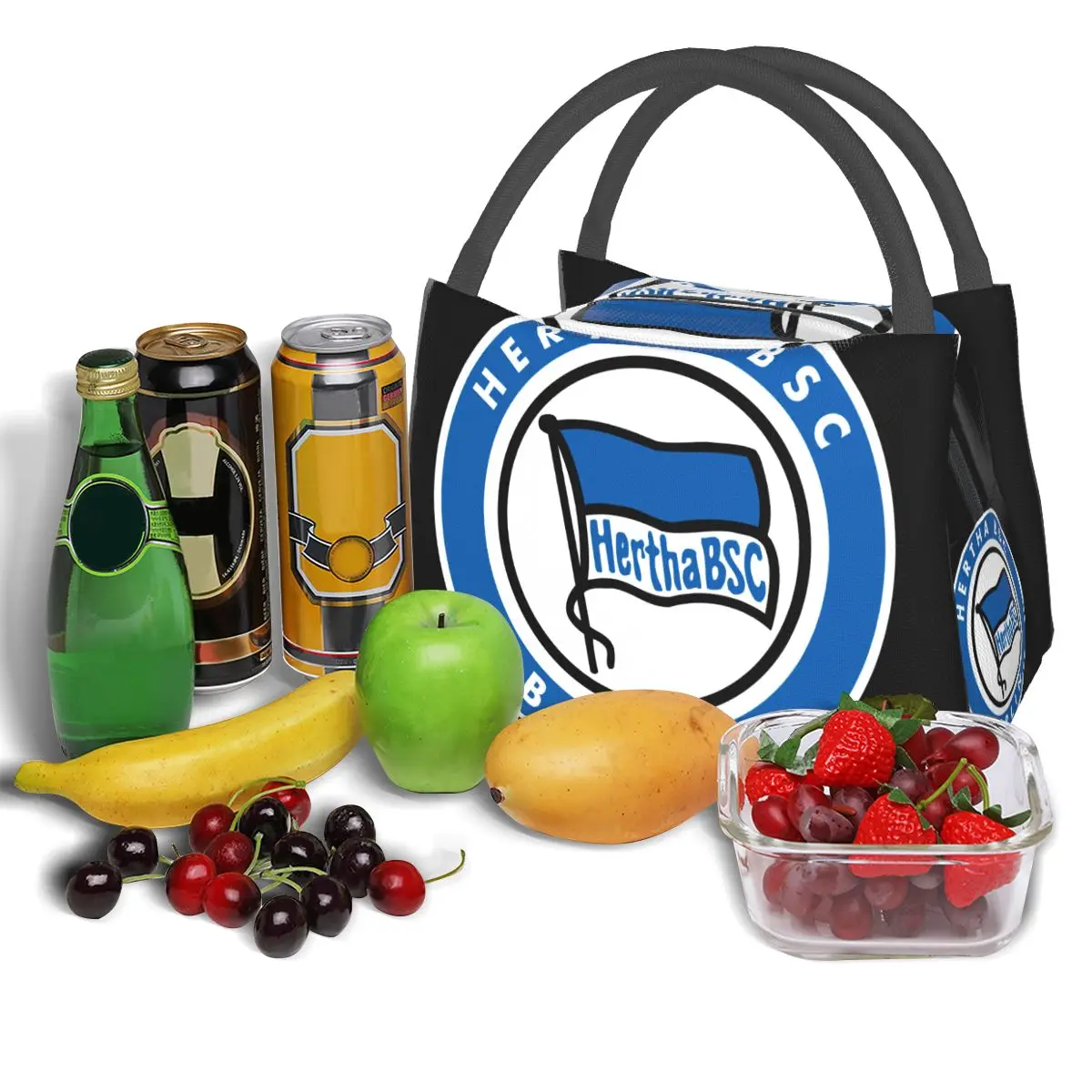 Hertha Bsc Portable insulation bag for Cooler Thermal Food Office Pinic Container