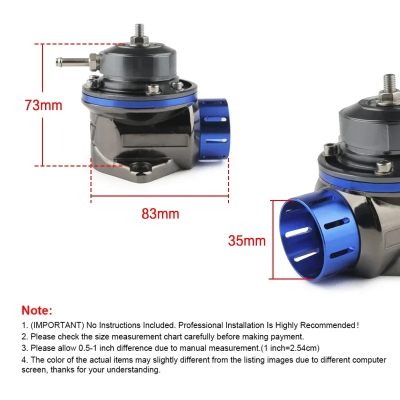 Car High Performance Blow Off Valve BOV Turbo Type FV New Floating Valve Design Intercooler Wastegate Exhaust Valve