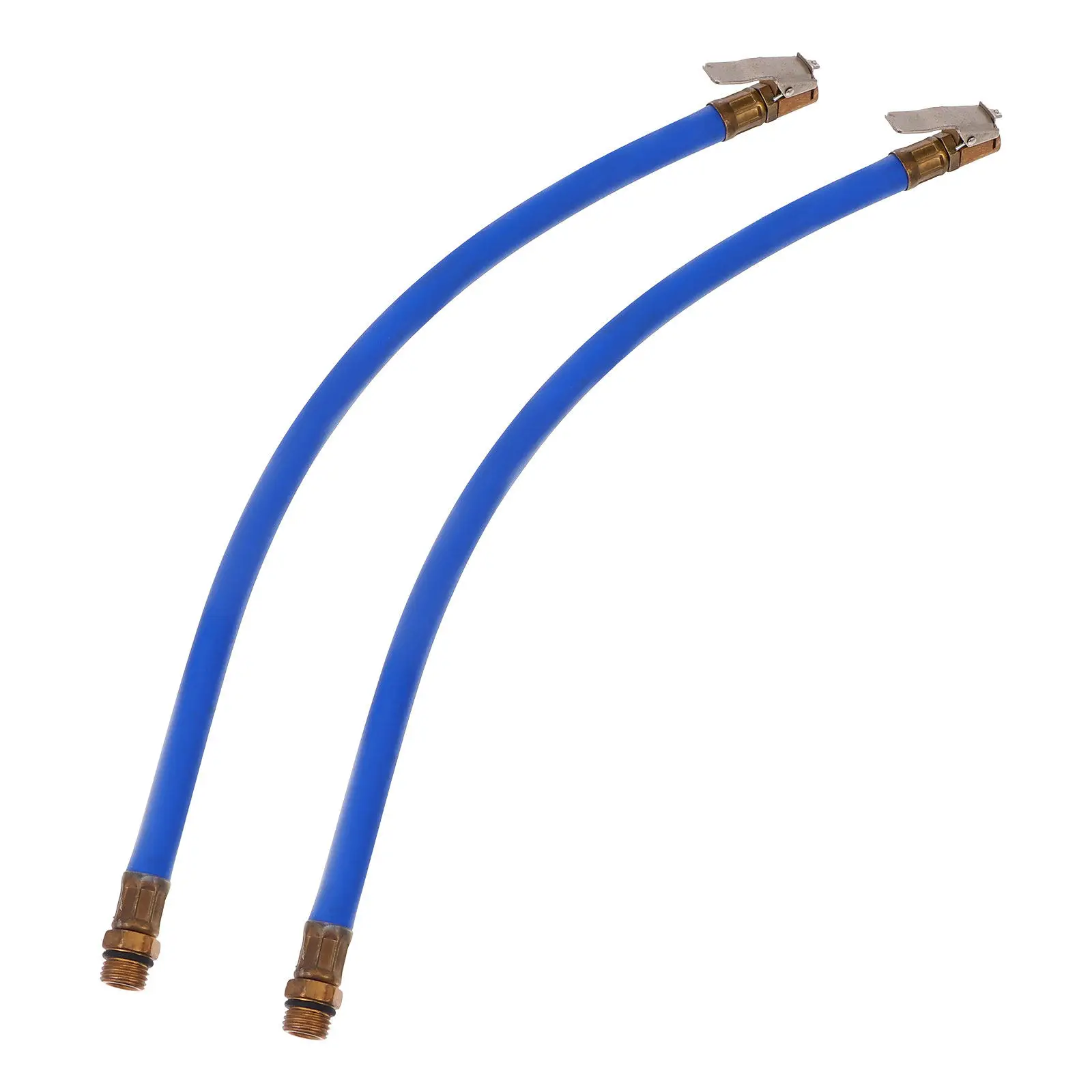 2Pcs Flexible Inflator Hose Adapter for Car Tire Air Pump – Universal Air Compressor Hose Extension