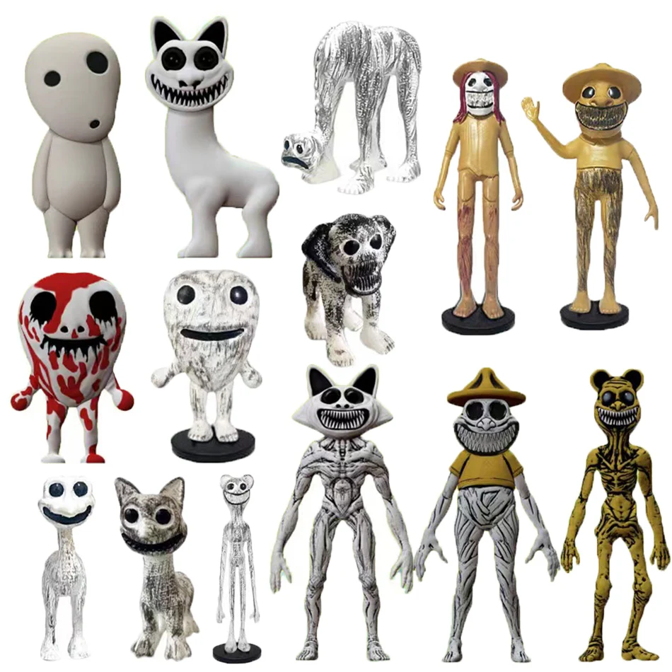 6/8pcs Zoonomaly Action Figures Zoonomaly Horror Game Figuras Models Decorative Toys Zoonomaly Guard Cat Koala Monster Set