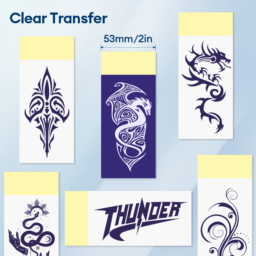 2Inch Tattoo Paper 50mm Mini Tattoo Transfer Papers For C50 Mini Portable Thermal Printer Stencil Transfer Paper Template Copier