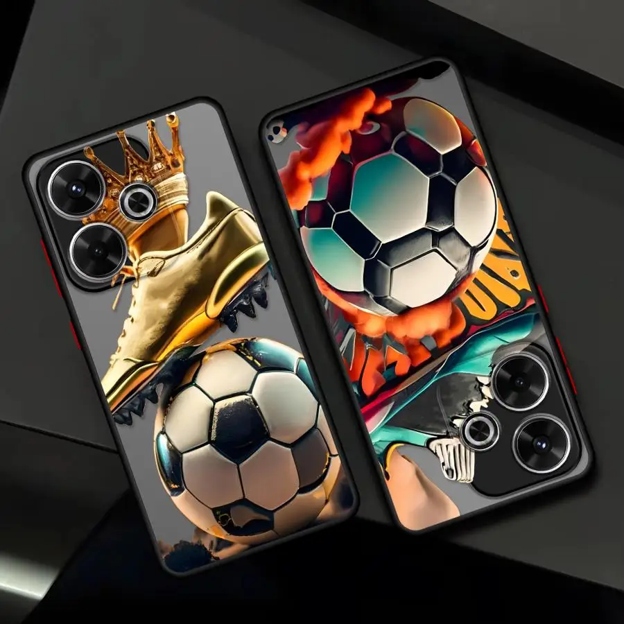 Sneakers Football Funda Phone Cover Case for Xiaomi Redmi Note 15 A4 13 14 Pro Plus 9S 12 13C 11 10 14C
