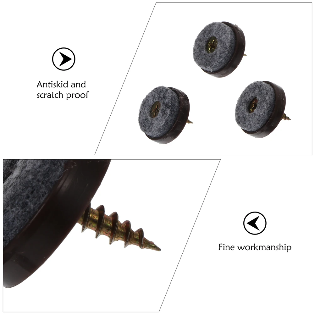 

20Pcs Furniture Tacks Anti-Sliding Nail Durable High Strength Easy to Fix on Table Corners Floor Protector Furniture Pads