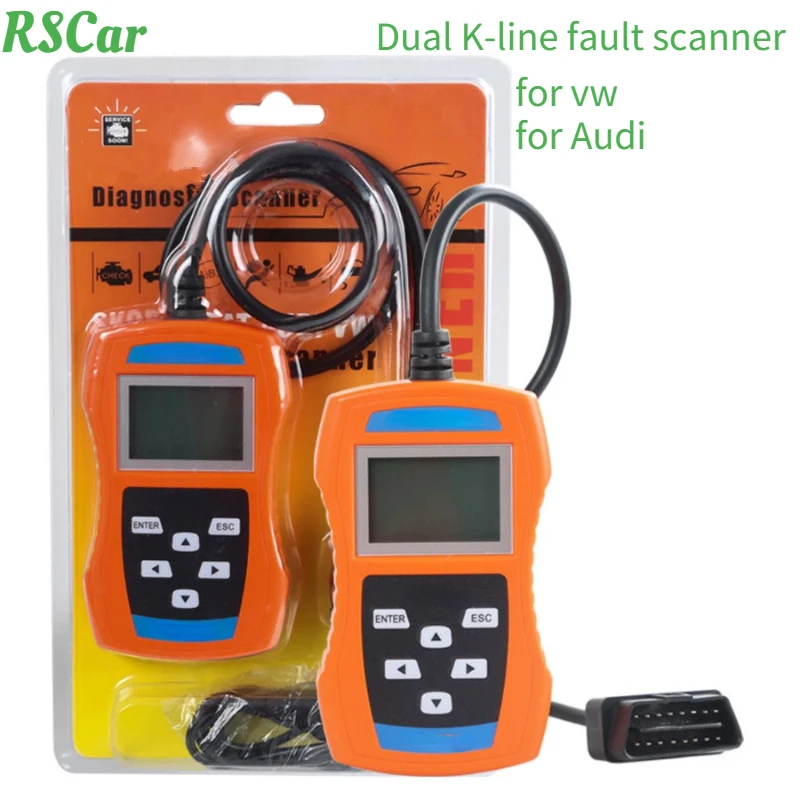 Quality Quality Automotive Fault Automatic Diagnosis Tool Fault Code Scanner with Dual K-line Suitable for Volkswagen/for Audi