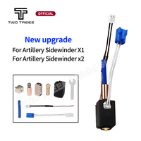 Hotend For Artillery Sidewinder X1/X2 Upgrade Hotend Kit 3D Printer Part Thermistor Heating Tube Hot Block Throat Volcano Nozzle