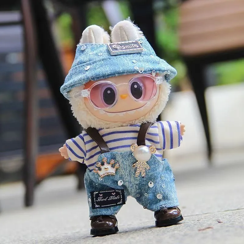 ชุดตุ๊กตา Mini Labubu Pin For Love สีดำ พร้อมสายคาดผม V4 อุปกรณ์เสริมตุ๊กตา ตุ๊กตาผ้าพลัฌ พวงกุญแจสำหรับใช้งานกลางแจ้ง ชุดน่ารัก ของเล่น ของขวัญ