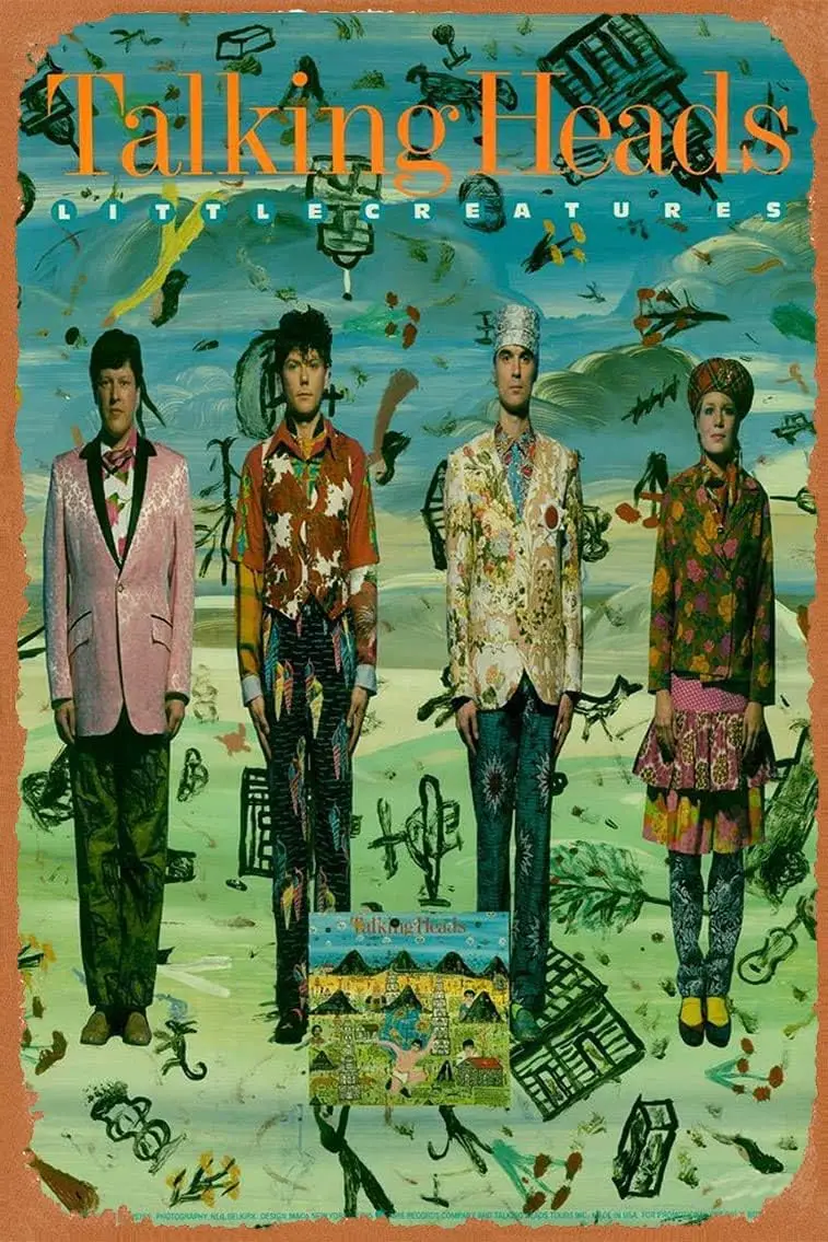 Music Metal Posters Talking Heads Little Creatures Album Cover Tin Metal Sign ;