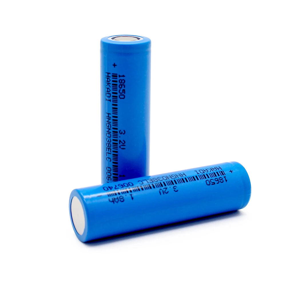 HAKADI Lifepo4 بطاريات قابلة للشحن 3.2 فولت 1500 مللي أمبير 1800 مللي أمبير 2000 مللي أمبير 3000 مللي أمبير 4000 مللي أمبير 6000 مللي أمبير 100 قطعة لبنك الطاقة الشمسية ذاتية الصنع