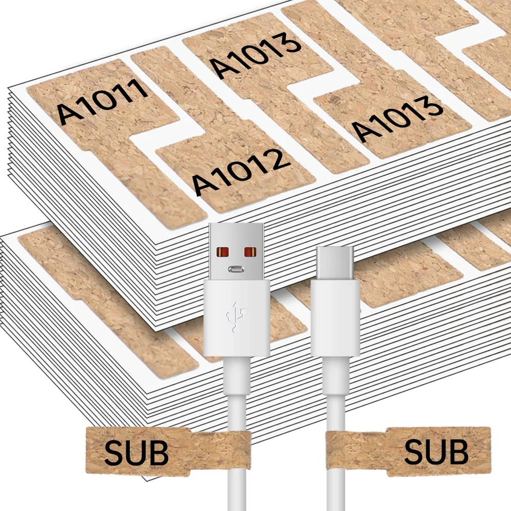 Cable Labels Tags for Cable Management Colorful Waterproof Cord Labels Tags for Wire Labels Self Adhesive Tear Resistant