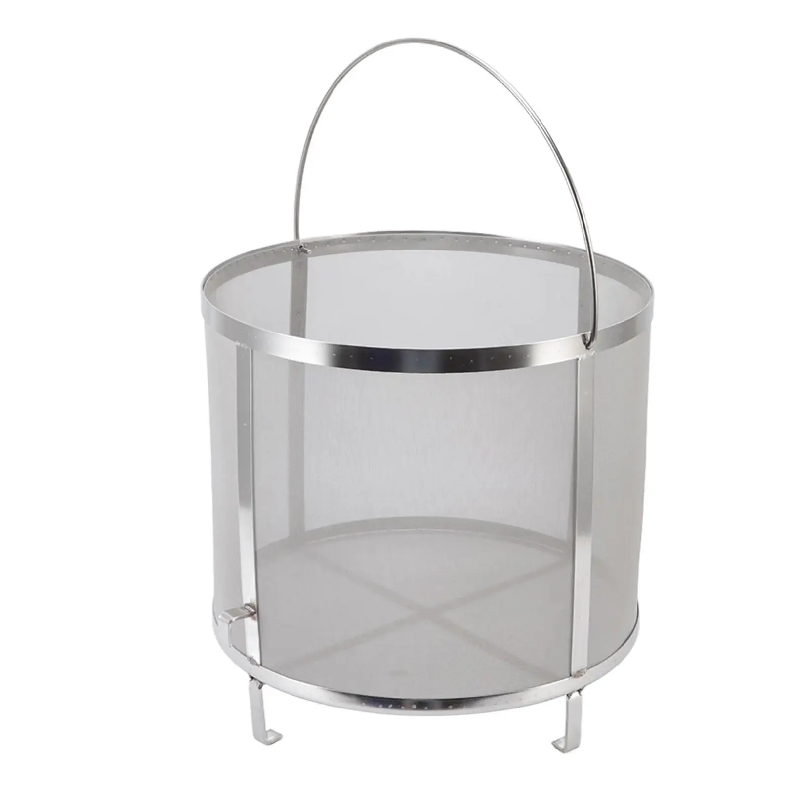 

Stainless Steel Hop Strainer with Stand - Beer & Wine Filter for Home Brewing - Durable Brewing Tool