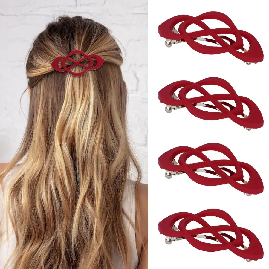 

Hair Barrettes for Women 4packs Bury Hair Clips French Barrette HairClips f Stylish Accories for Women Girls
