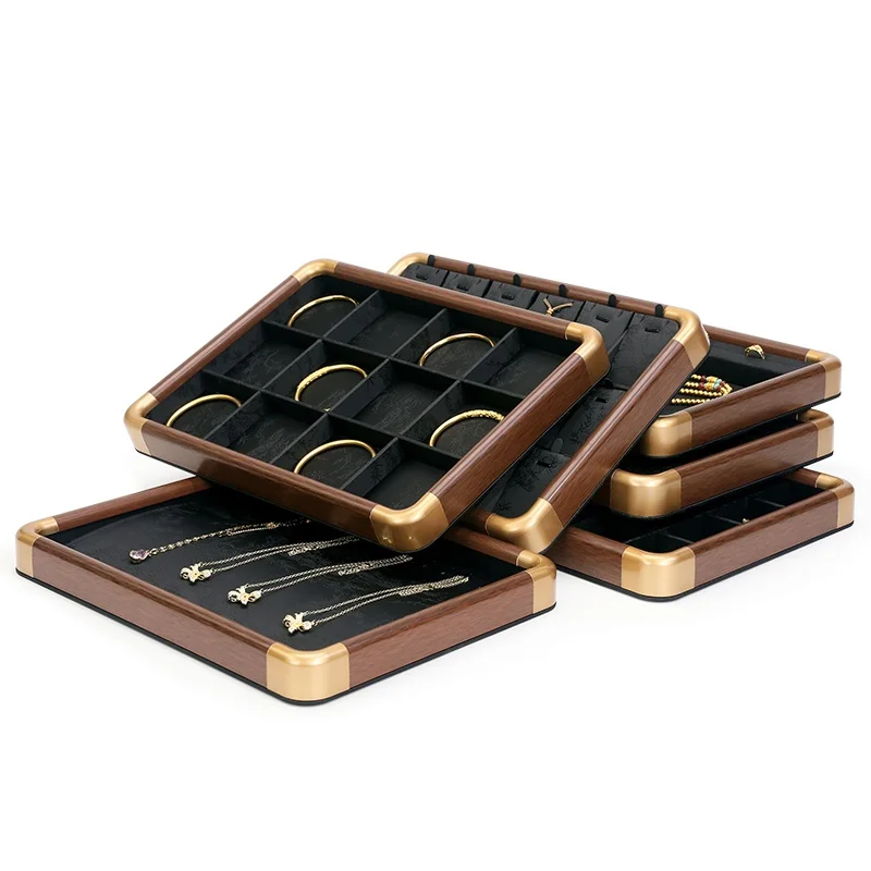 New Style Ancient Chinese Style Silk Satin Jewelry Tray Jewelry Viewing Tray Bracelet Necklace Ring Bangle Display Tray
