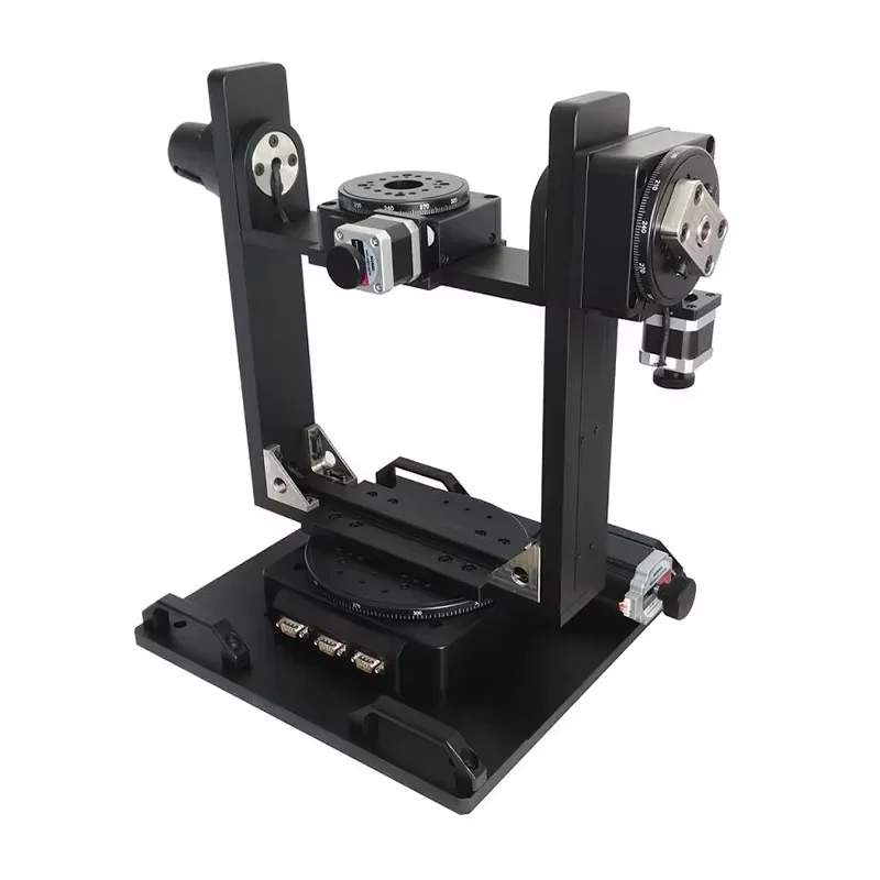 Electric three-dimensional rotation / displacement / angular position platformSW01