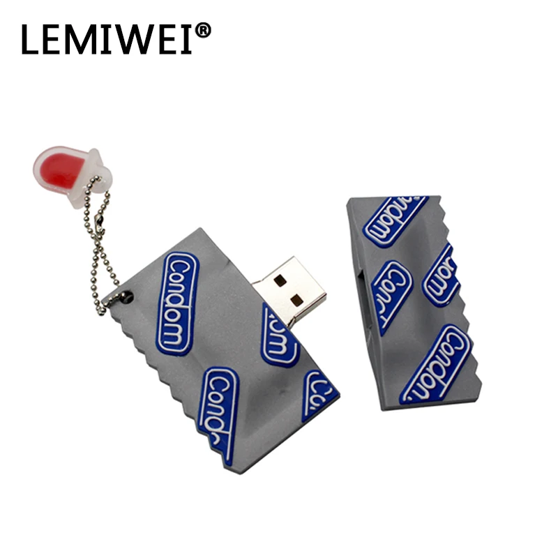 Мультяшные шлепанцы презерватив Red Lip spersexy USB флэш-накопитель 8 ГБ 32 ГБ 64 Гб U-диск памяти usb флэш-накопители
