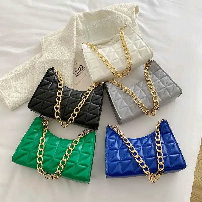 Women\'s Advanced Bag New Trend All-match Shoulder Bag Niche Chain Handbag Female Fashion Texture Shopping Bag