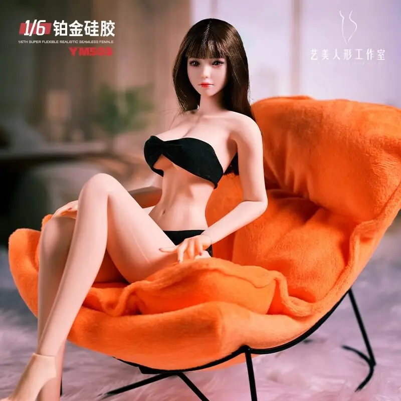 

1/6 Full Body Silicone Female Soldier Body Fat Buttocks Slender Waist Big Breasts