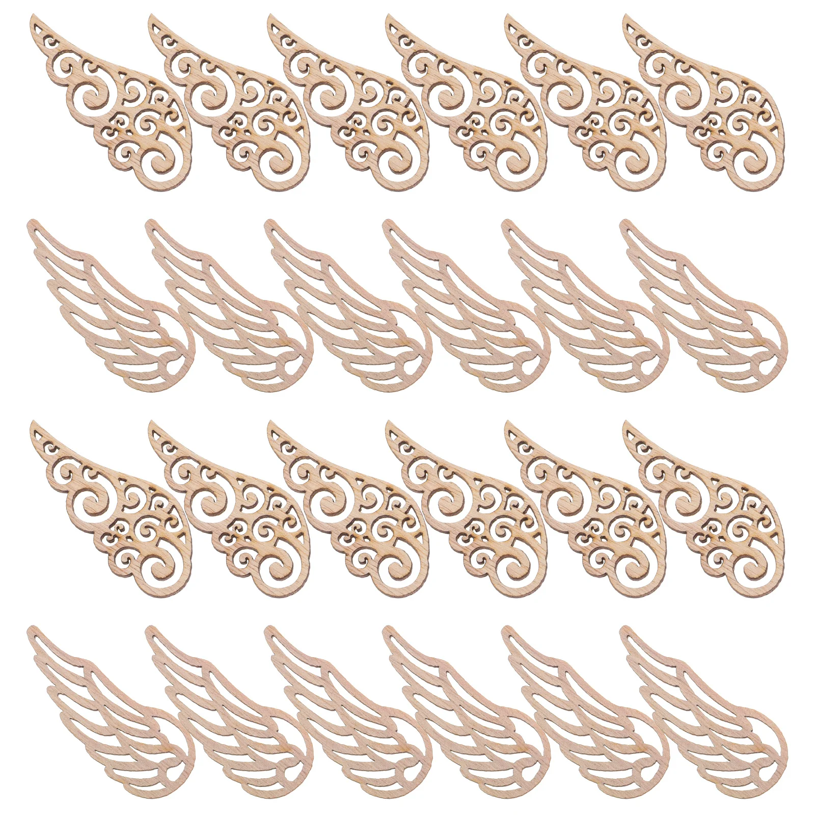 100 قطعة الباروك زين دوامة الحديد بقع أجنحة الملاك الحلي للحرف اليدوية فن التطريز الصيني