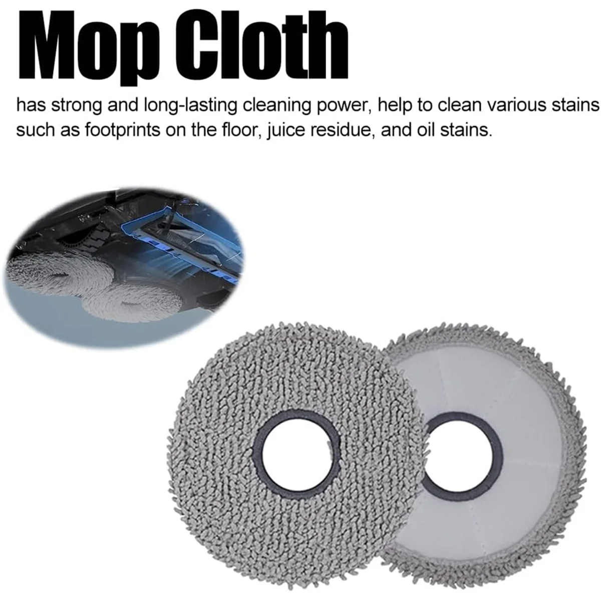 Vacuum Cleaner Replacement Accessories Set for Deebot X2/ X2 Pro/ X2 Omni/ DEX86 Robot Vacuum Rubber Brush