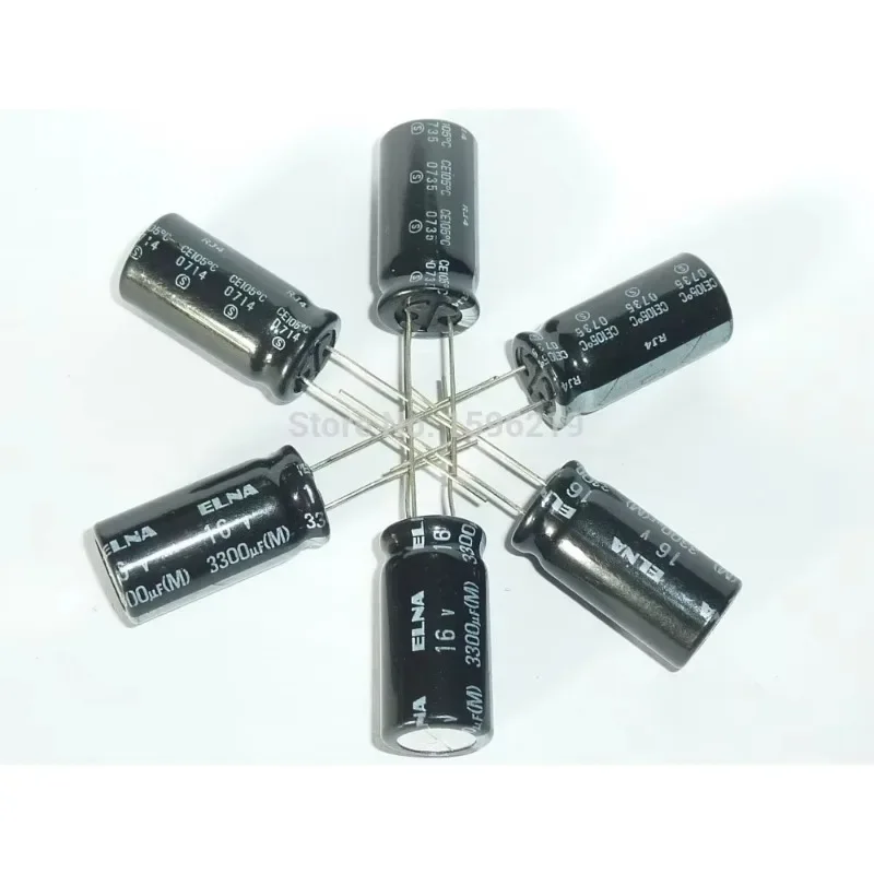 5 قطعة/50 قطعة اليابان ELNA RJ4 سلسلة 12.5x25 مللي متر 16V3300uF مكثف الصوت hifi DIY بها بنفسك #4