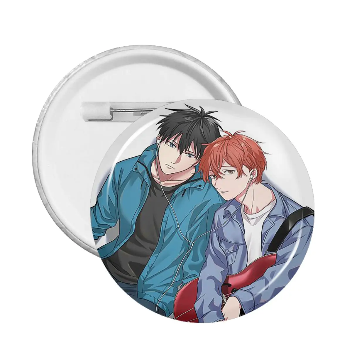 Аниме с мягкой пуговицей, креативный значок на воротник, брошь уенояма рицука 58 мм, брелок в подарок