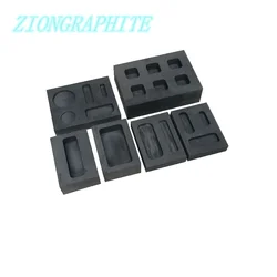 1 hole 2 holes 3 holes 5 holes 6 holes graphite Ingot Mold Porous graphite  Melting Crucible Mould for Metal Casting