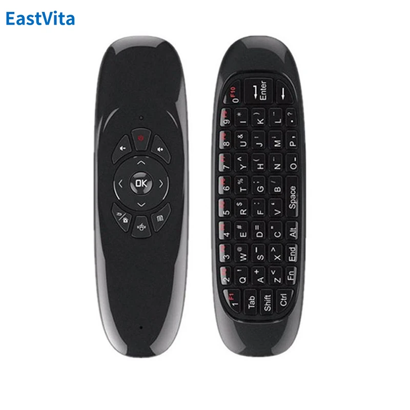 C120 Fly Air Mouse беспроводная клавиатура 2,4G, умный пульт дистанционного управления G64, перезаряжаемая смарт-клавиатура, мышь для Android Tv Box