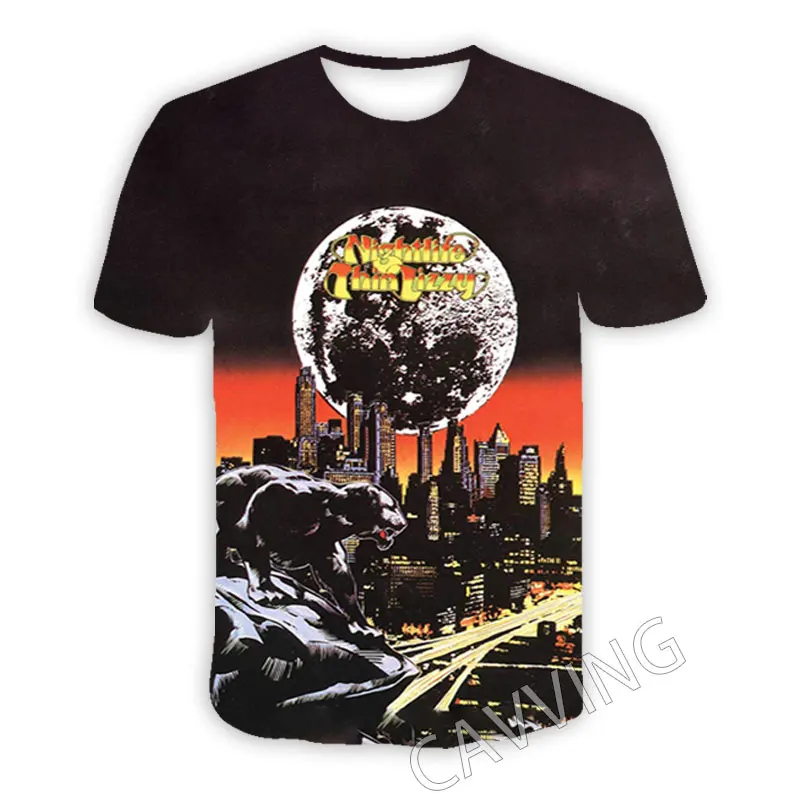 CAVVING 3D Printed Thin Lizzy Rock Casual T-shirts Hip Hop T Shirts Harajuku Styles Tops Clothing for Men/women T01