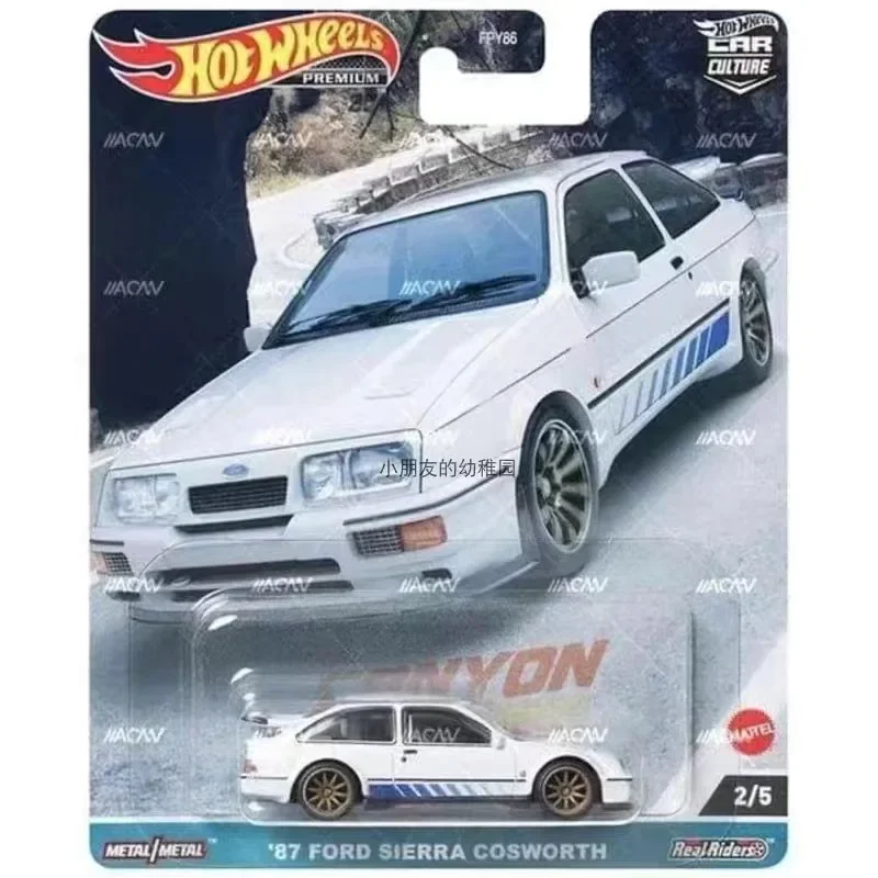 Genuine Hot Wheels Premium Car Culture Canyon Warriors 1:64 Boys Toys for Children Diecast Porsche 944 Turbo Volvo Mercedes-Benz