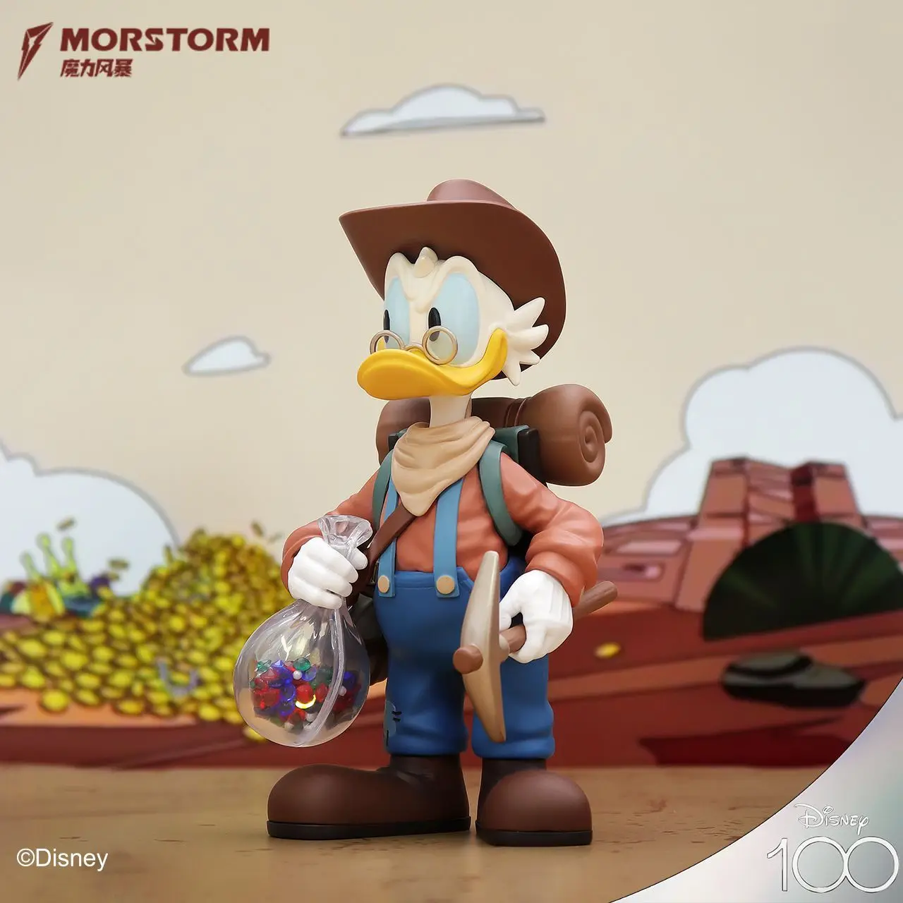 

Коллекционная подвижная фигурка Скурига МакДака из серии Disney Explorer, 15 см, MORSTORM