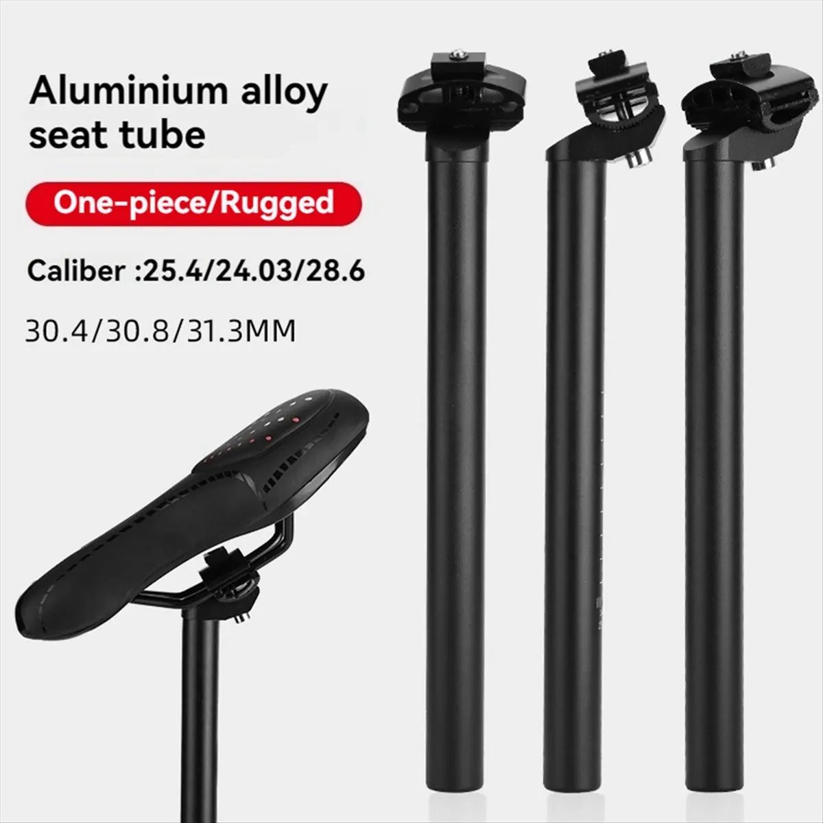 ABPF 31.6x300mm Seatposts Aluminum Alloy Lengthened Tube Rod Road Bike Accessories Bicycle Seat Post