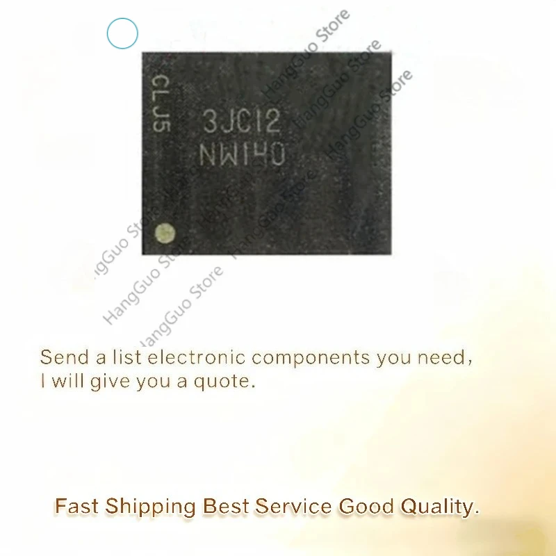 5PCS/Lot  Brand new  original MT29F1G08ABCHC-ET:C NW140 BGA Chip Use For Motor Vehicles Memory chips 1G 63V CPU BGA