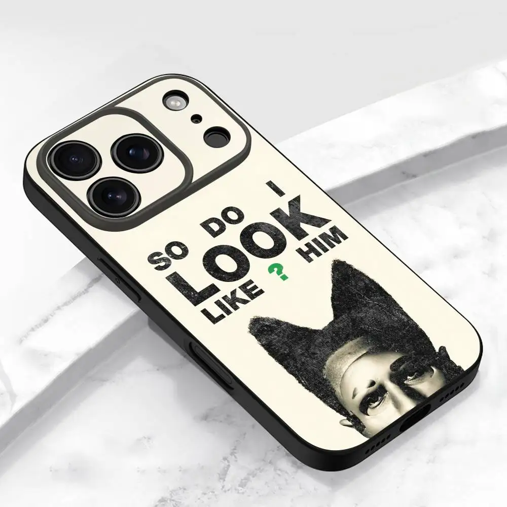 T-tyler The C-Creator Wolf Glass Chromakopia funda de teléfono para iPhone 17,16,15,14,13,12,11,Pro,Max,Plus,E,Air,Mini cubierta negra