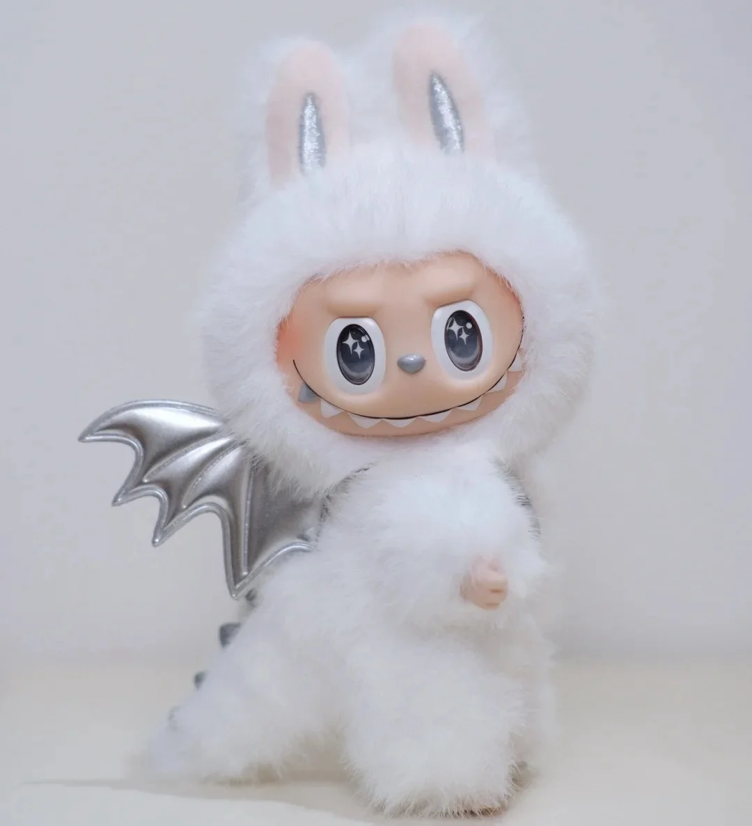 New Arrival Monster Labubu Zimomo Angel Creative Change Doll Diy  Figure Vinyl Pendant Doll Model Toy Replica Toy Birthday Gifts