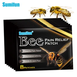 8Pcs Sumifun Bee Venom Pain Relief Patch Arthritis Knee Meniscus Joint Analgesic Medical Plaster Neck Back Lumbar Sprain Sticker