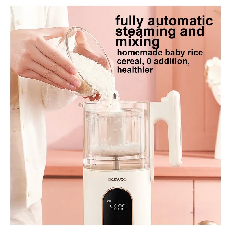 Multifunction Baby Food Blender Mixer 250ML Household Baby Food Processor Automatic Steam Cooking Stirring Supplement