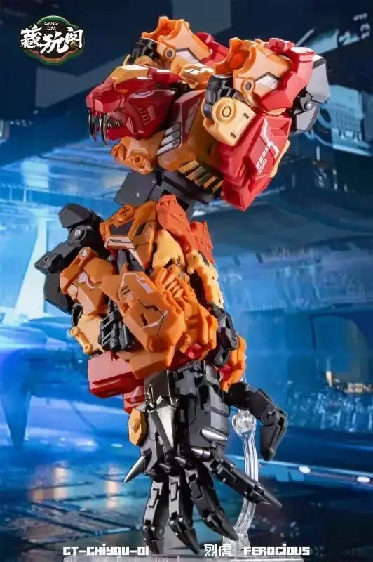 Hot CANG-TOYS 22cm ABS Predaking Fierce Tiger Titan Collector's Edition CT-01 Mechanical Animal Boy Toy